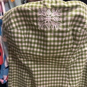 Vintage Strapless Palaka Manuhealiʻi Dress